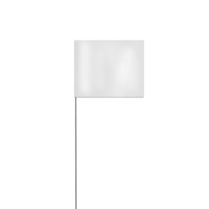 Plain Vinyl Flag - 4"" x 5""