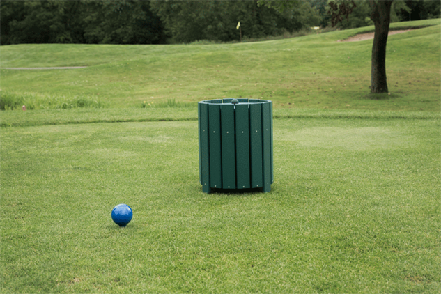 5 Gallon Round Divot Mix Container