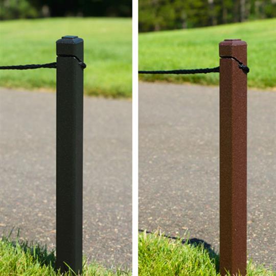 Brown & Black Rope Stake