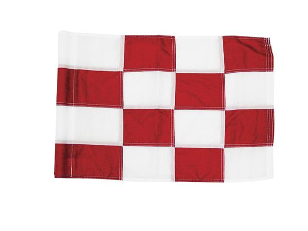 Sewn Checkered Practice Green Flags