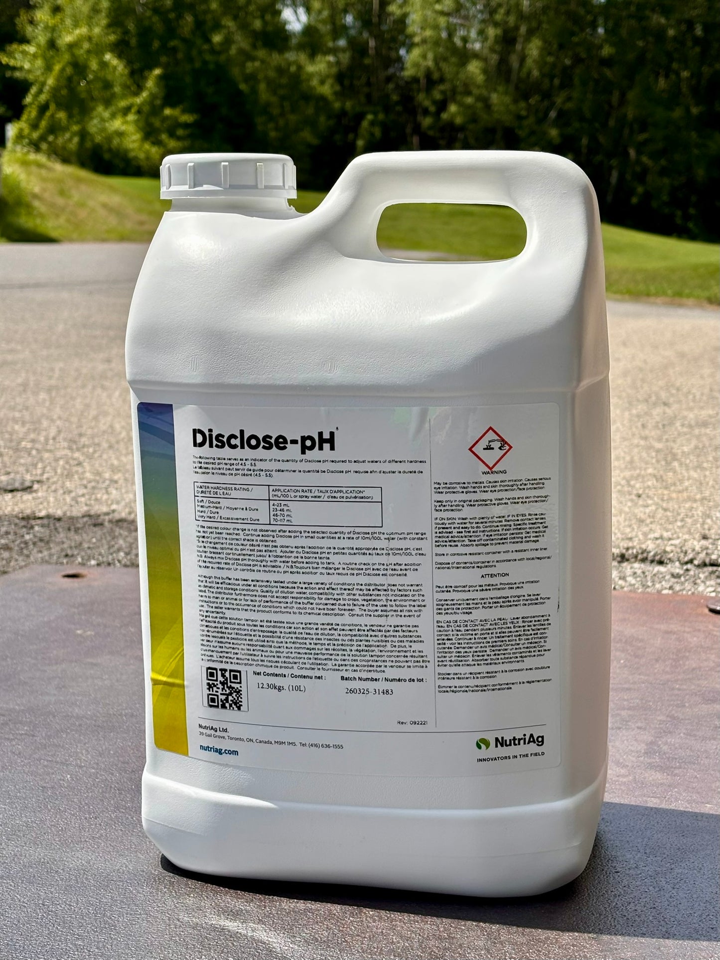 Disclose pH
