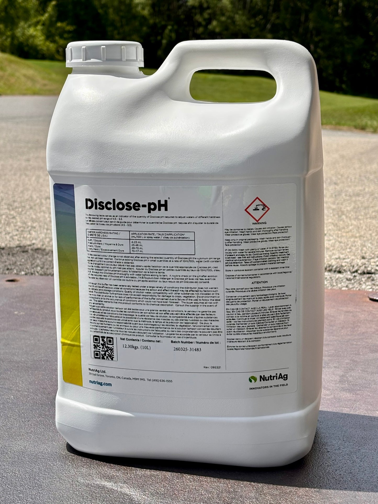Disclose pH