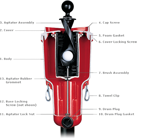 Deluxe Ball Washer Body